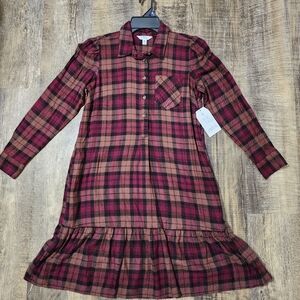 Time and tru plaid mini dress